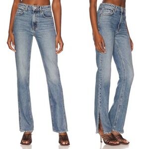 GRLFRND Harlow High Rise Slim Boot Jeans with Slit in Divisadero Size 24